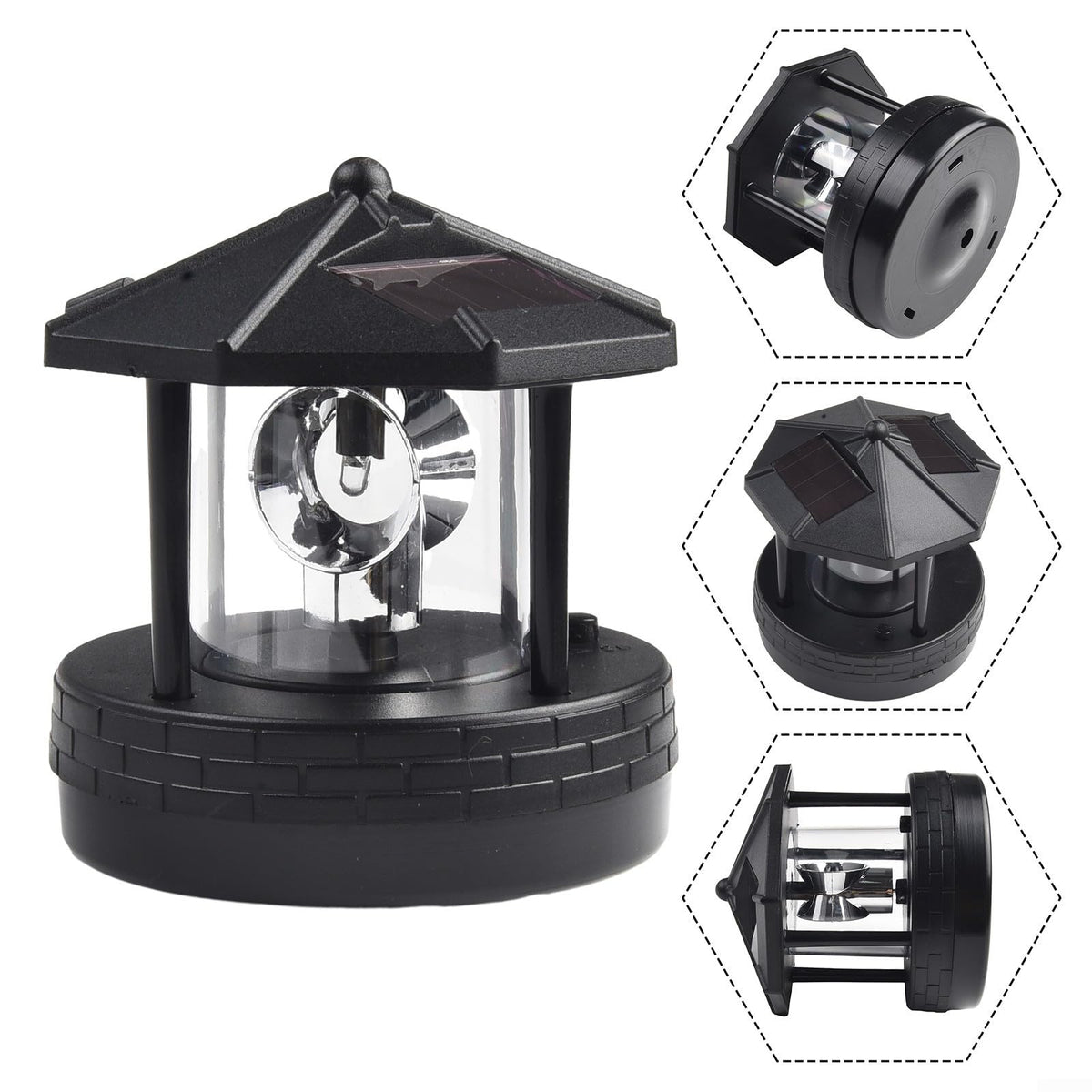 Solar Powered Lighthouse Garden Light S780