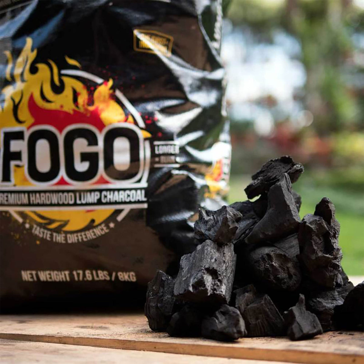 17.6 Lb. Hardwood Lump Charcoal Bag Q914