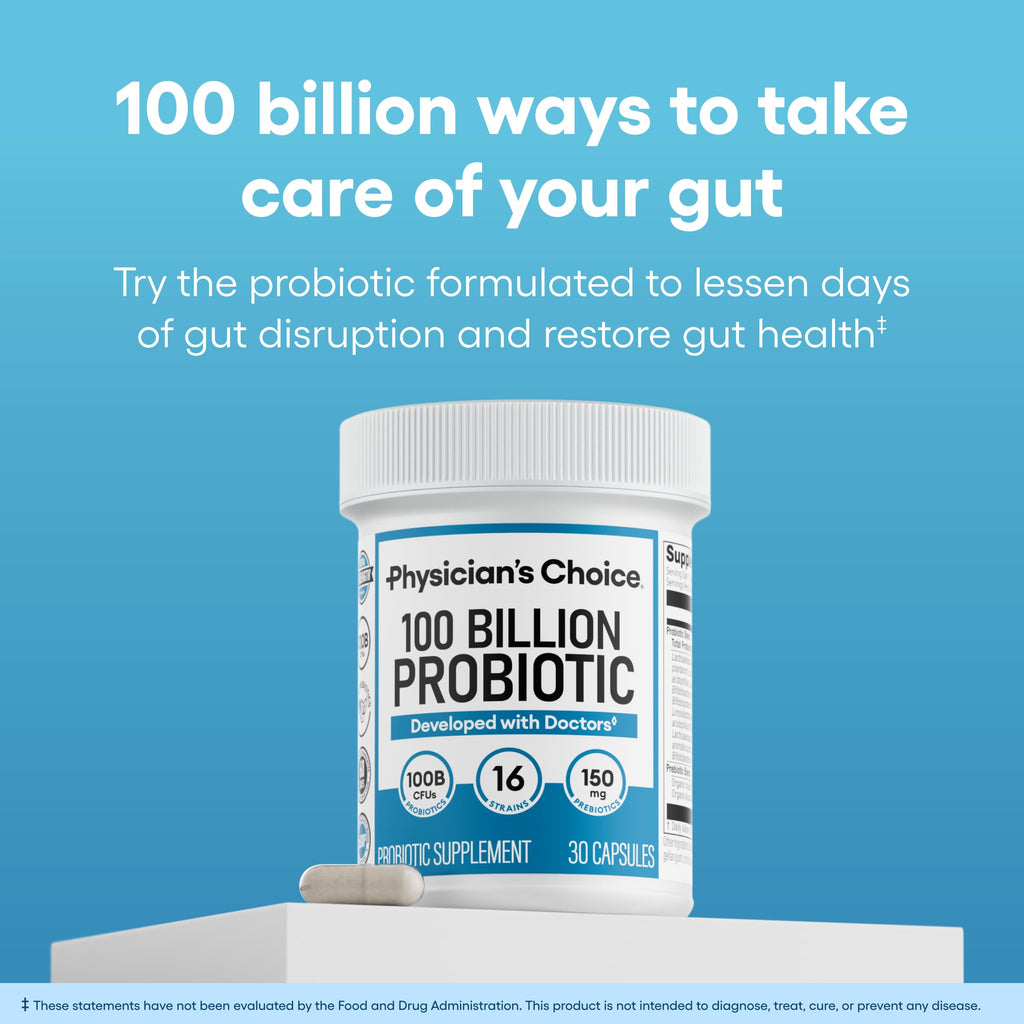 100 Billion 16 Strains Probiotic with Prebiotics E2292