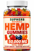 Sugar Free Vegan Hemp Gummies, 60 Count Y262