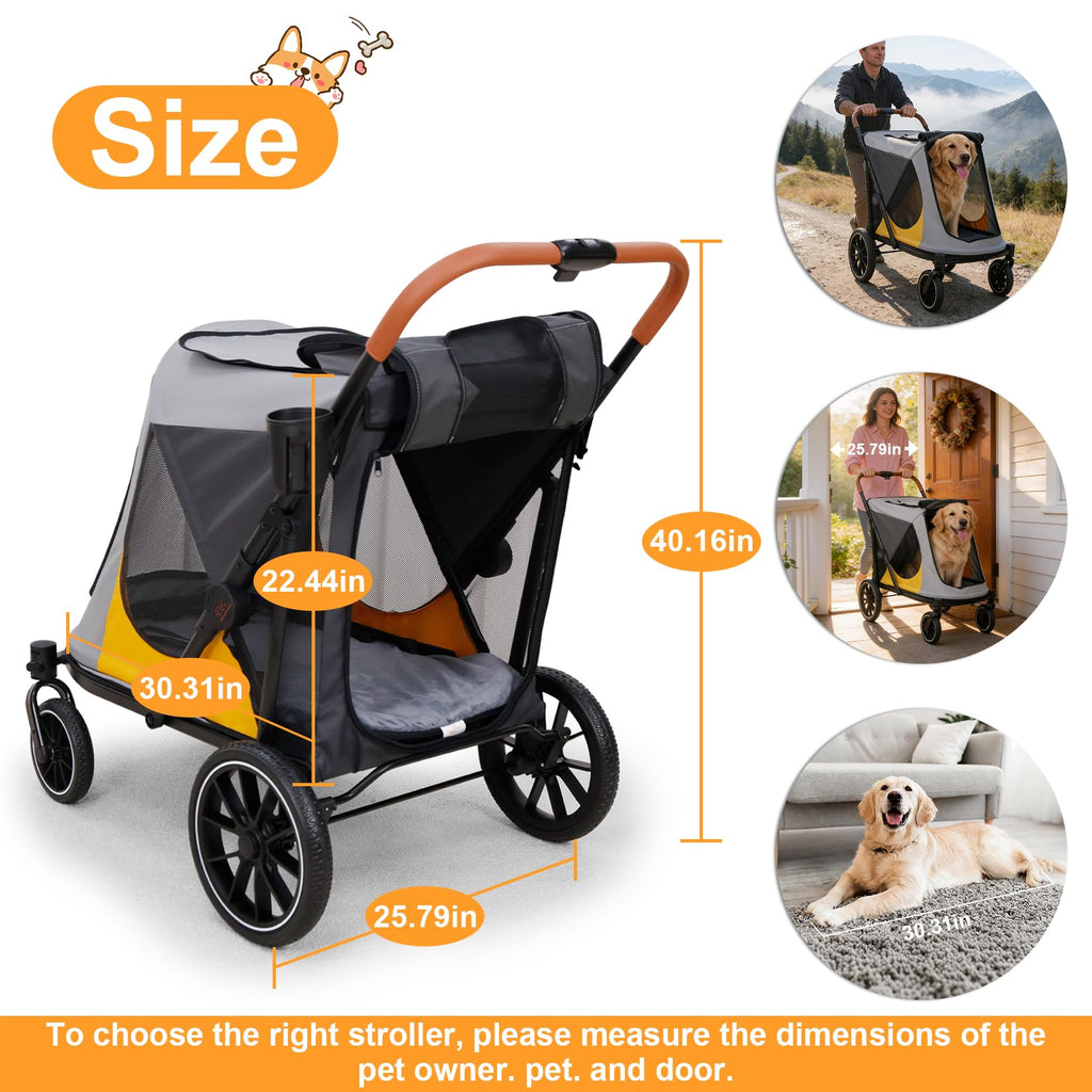 Large Dog Stroller with Dual Entry X20283