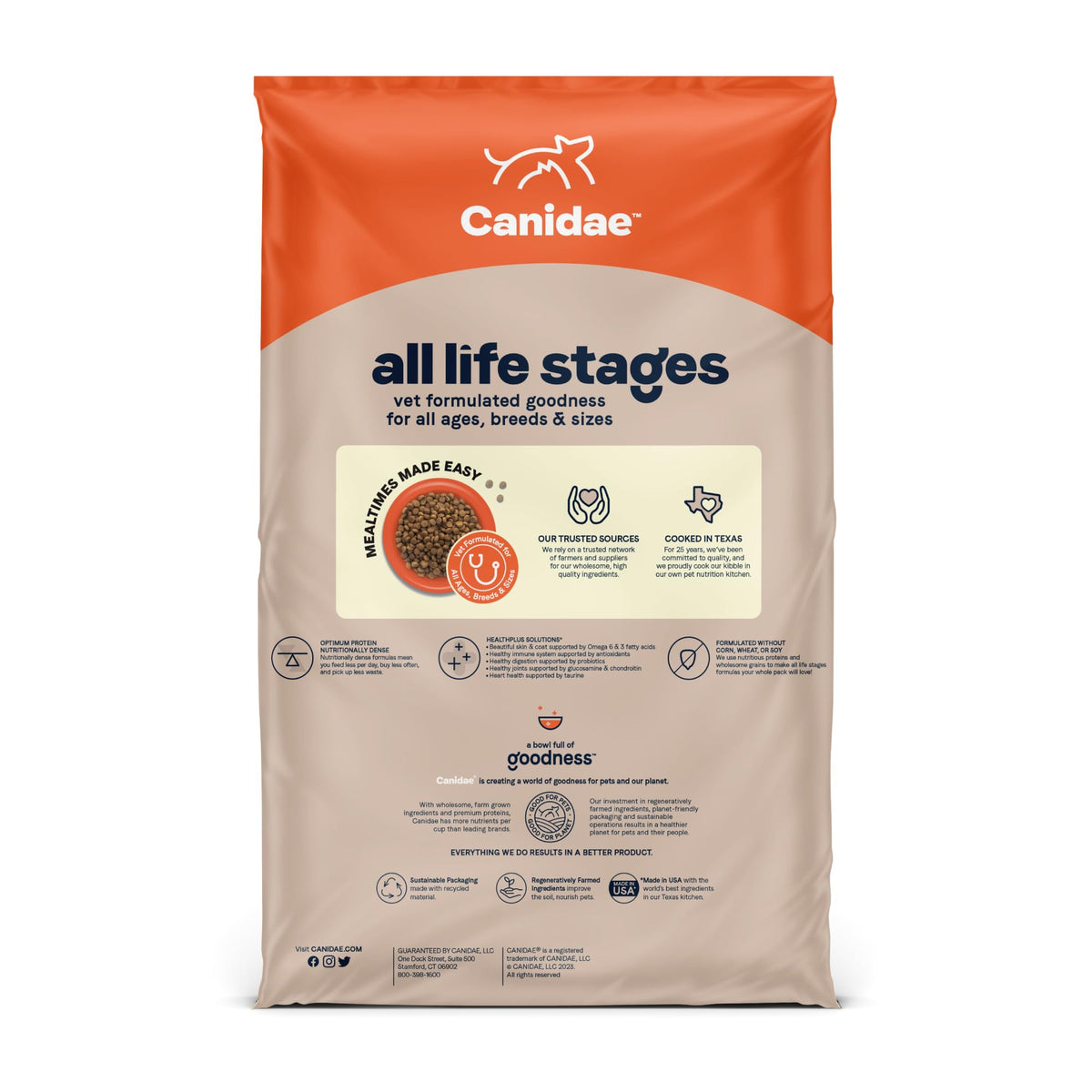 Dry Dog Food with Chicken Turkey & Lamb, 40 lbs A56788