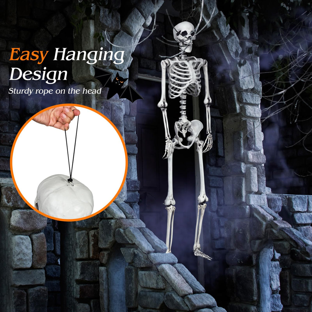 5.4 FT Posable Skeleton Decoration Y341070