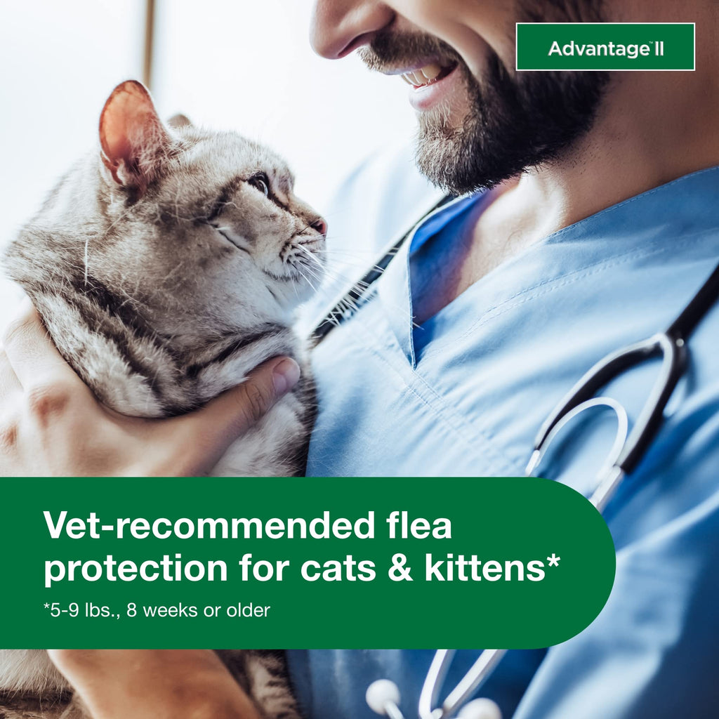 Advantage II Small Cat Topical Flea Treatment & Prevention, 2ct E471