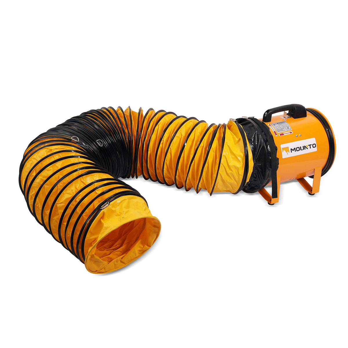 12-Inch Heavy Duty Cylinder Axial Fan with 25-Foot Vinyl Hose P268