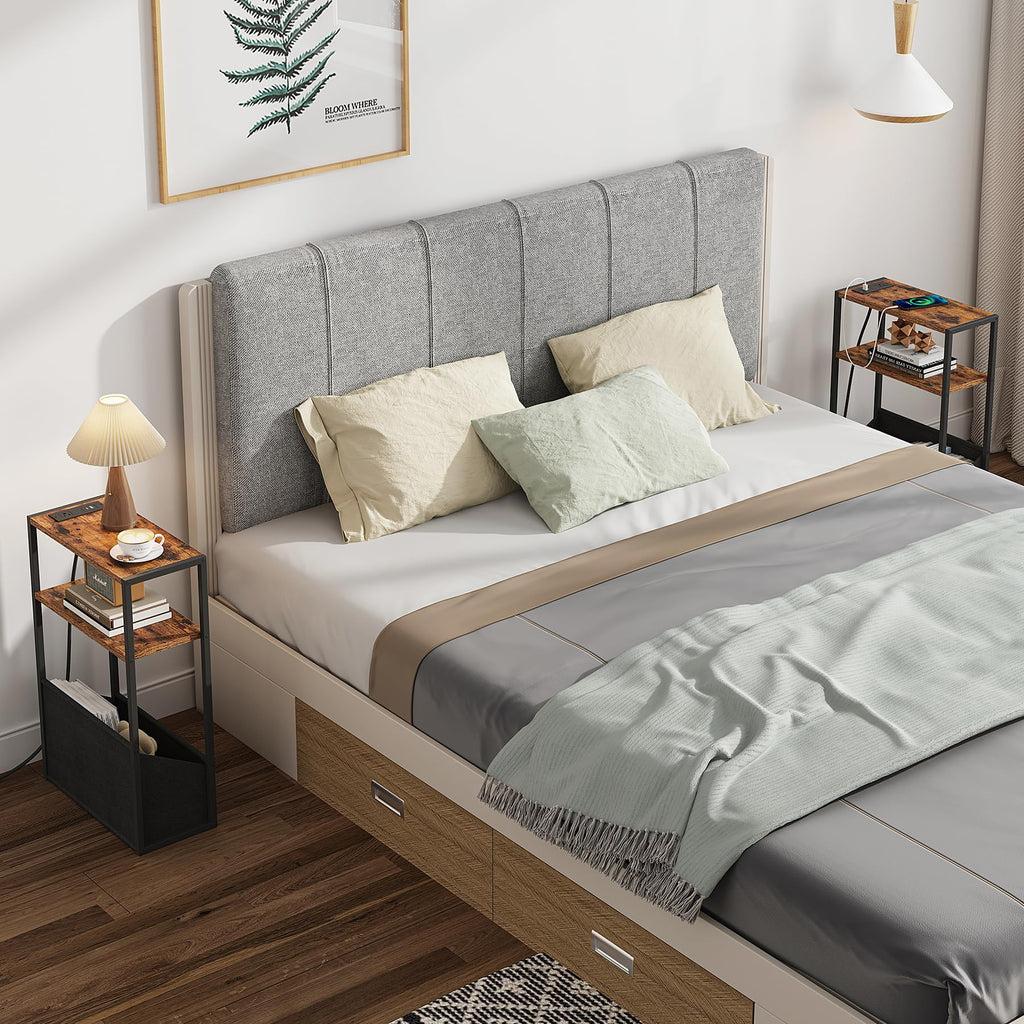 Narrow Side Table with Charging Station O942867