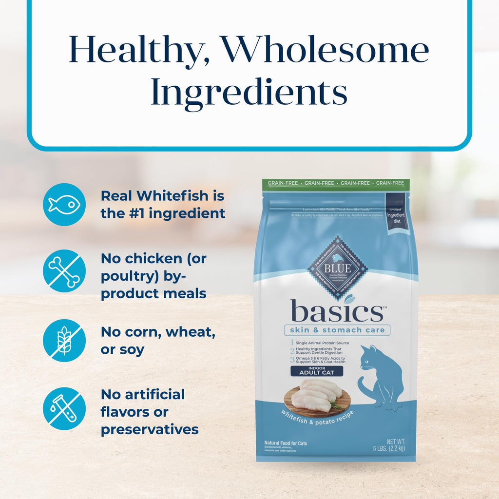 Whitefish Grain-Free Dry Cat Food 5 lb O18745
