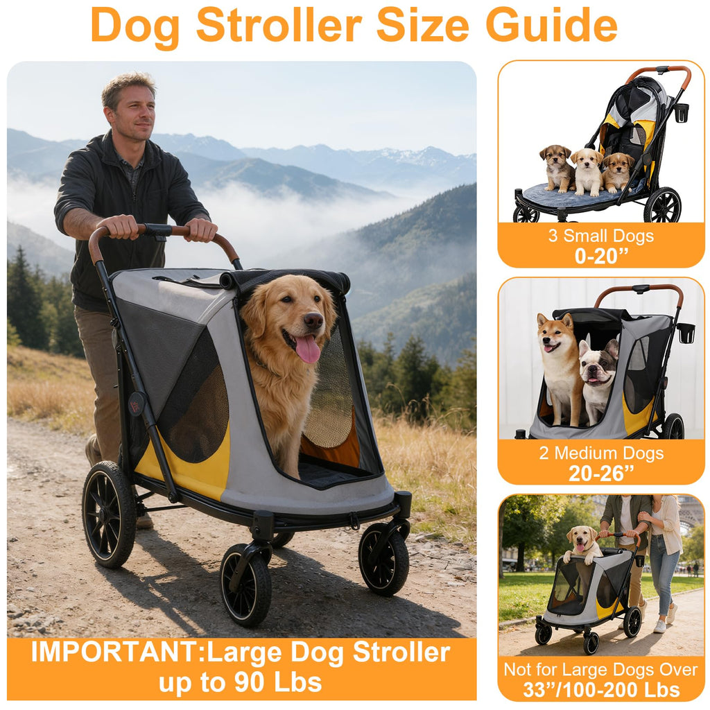 Large Dog Stroller with Dual Entry X20283