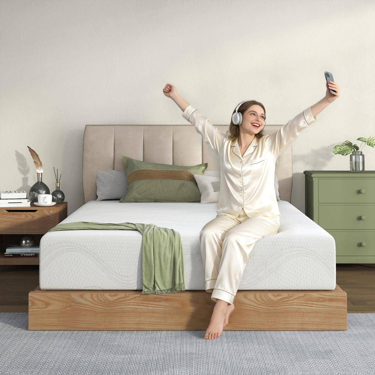 6 Inch Twin Memory Foam Mattress J482