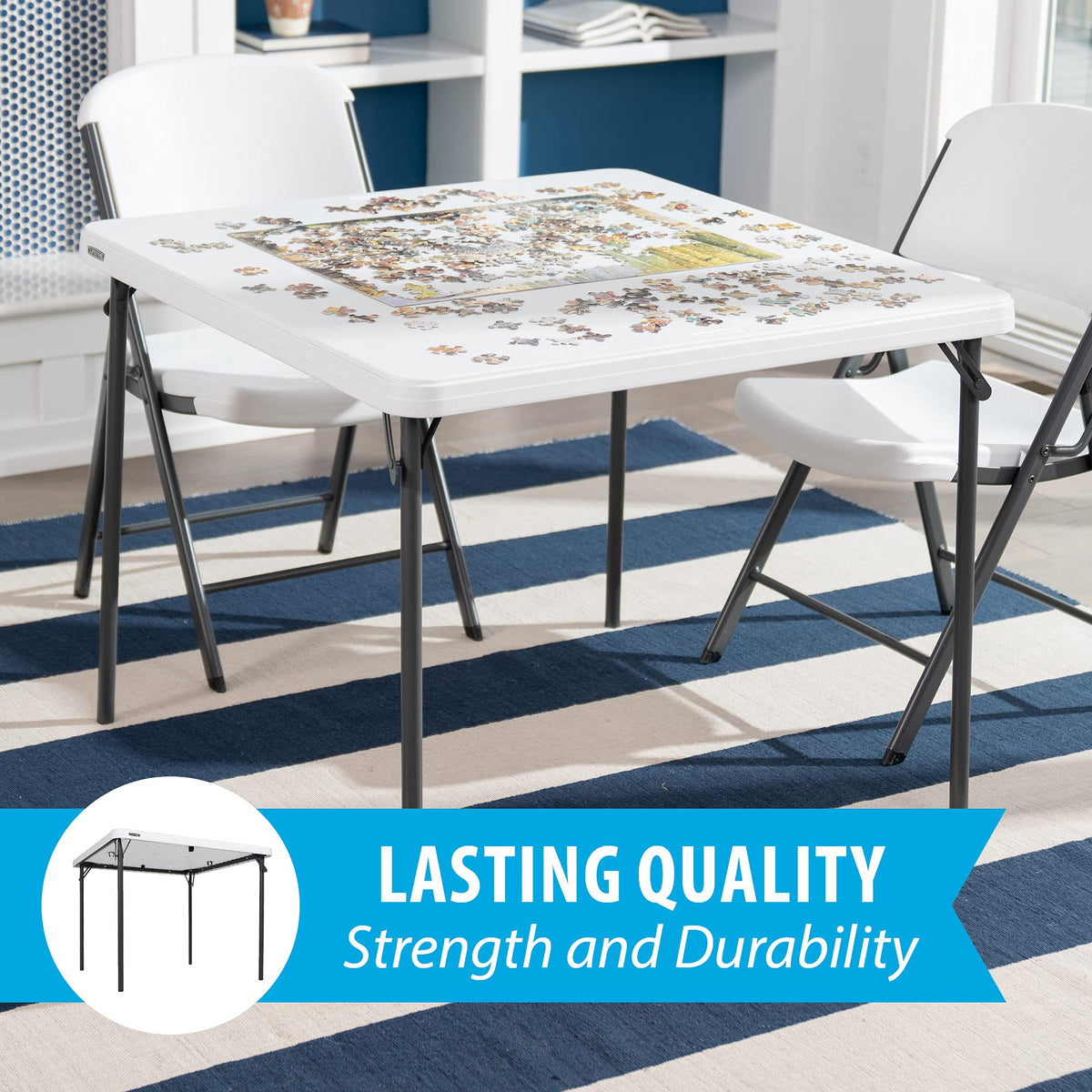 37-Inch Square Folding Card Table B7759