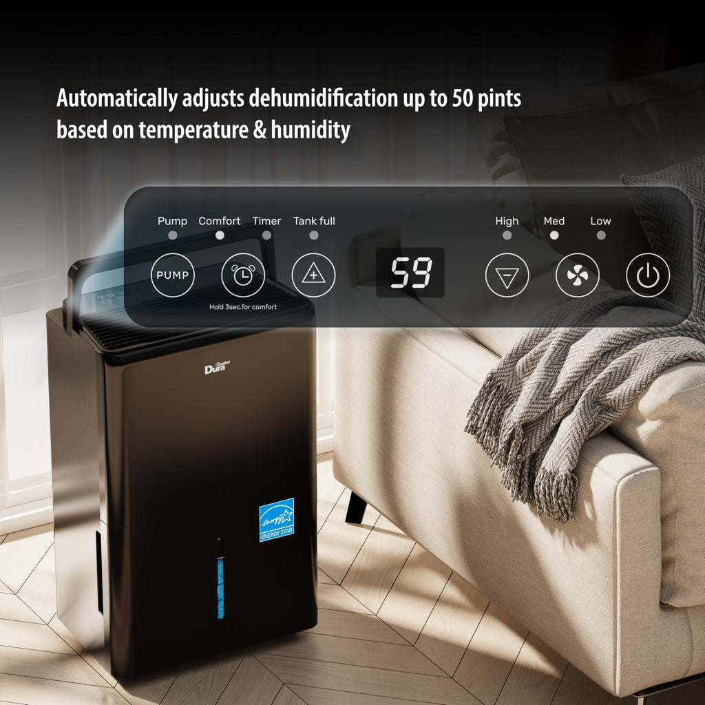 50 Pints Dehumidifier with Pump V132
