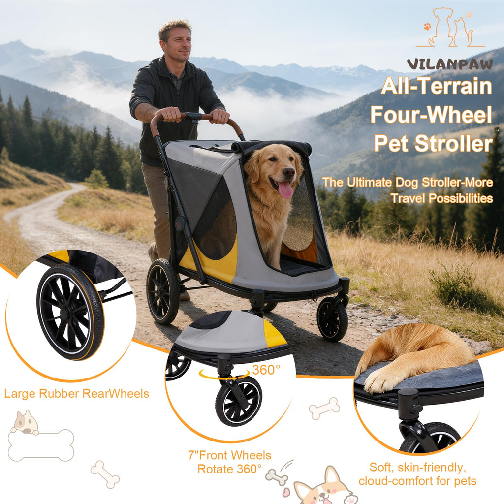 Large Dog Stroller with Dual Entry X20283