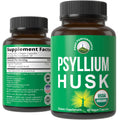 Organic Psyllium Husk Vegan Capsules Fiber Supplement C4566