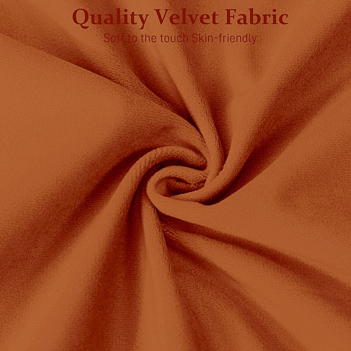 Orange Velvet Ottoman Bench D318648
