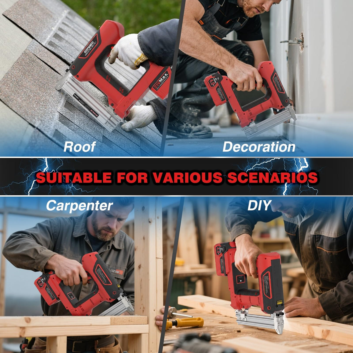 18GA Cordless Stapler Gun A754