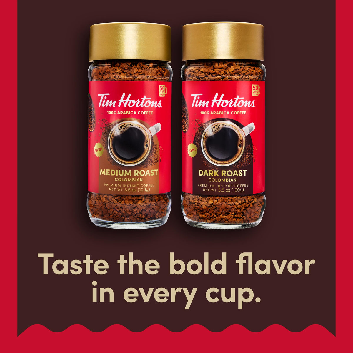 Dark Roast Instant Coffee 3.5oz Jar N286