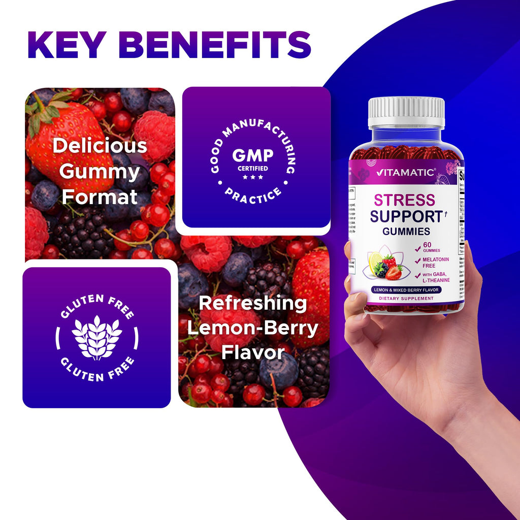 Lemon & Mixed Berry Flavor 60 Gummies Vegan Non-GMO Gluten-Free B6335