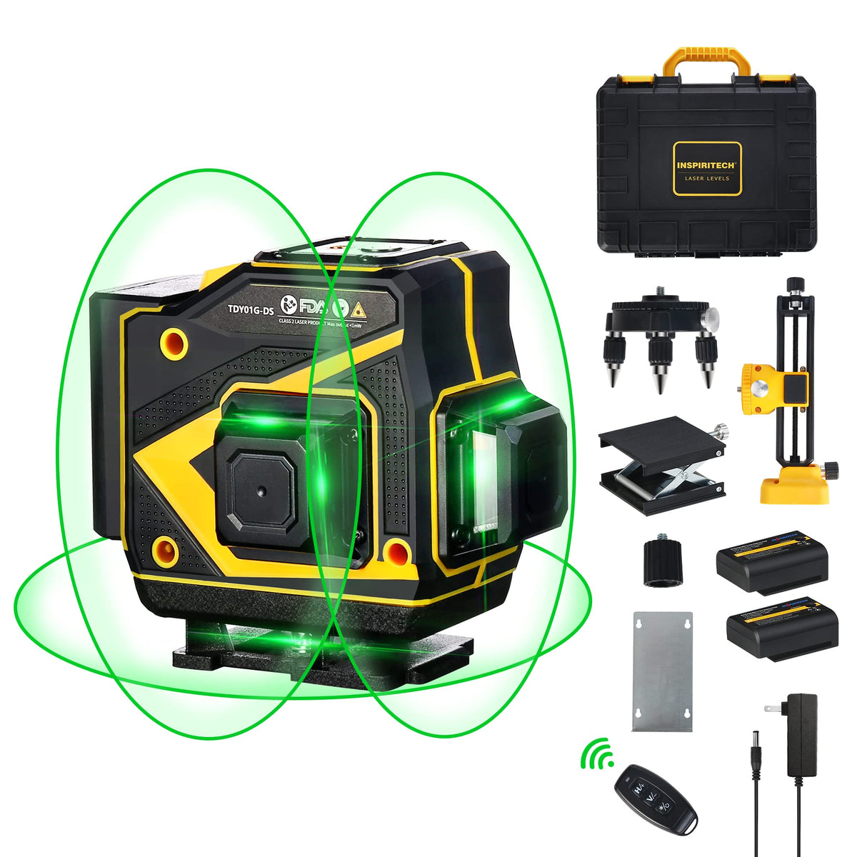 Self Leveling 3x360 Green Beam Laser Level B500