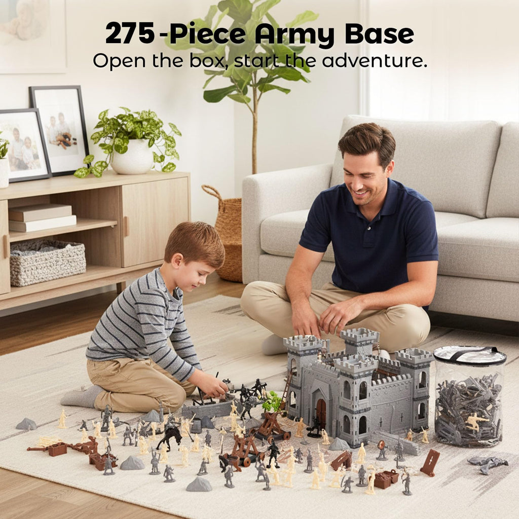 275PCS Medieval Dragon Castle Knights Figures Set W187