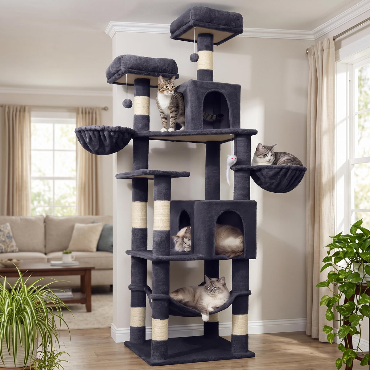 70 Inch Heavy Duty Cat Tree F52155