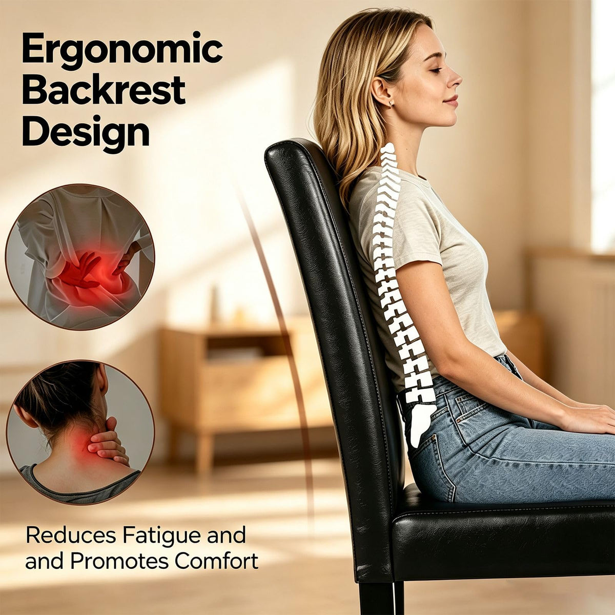 Upholstered Dining Chairs Set of 6 V651863