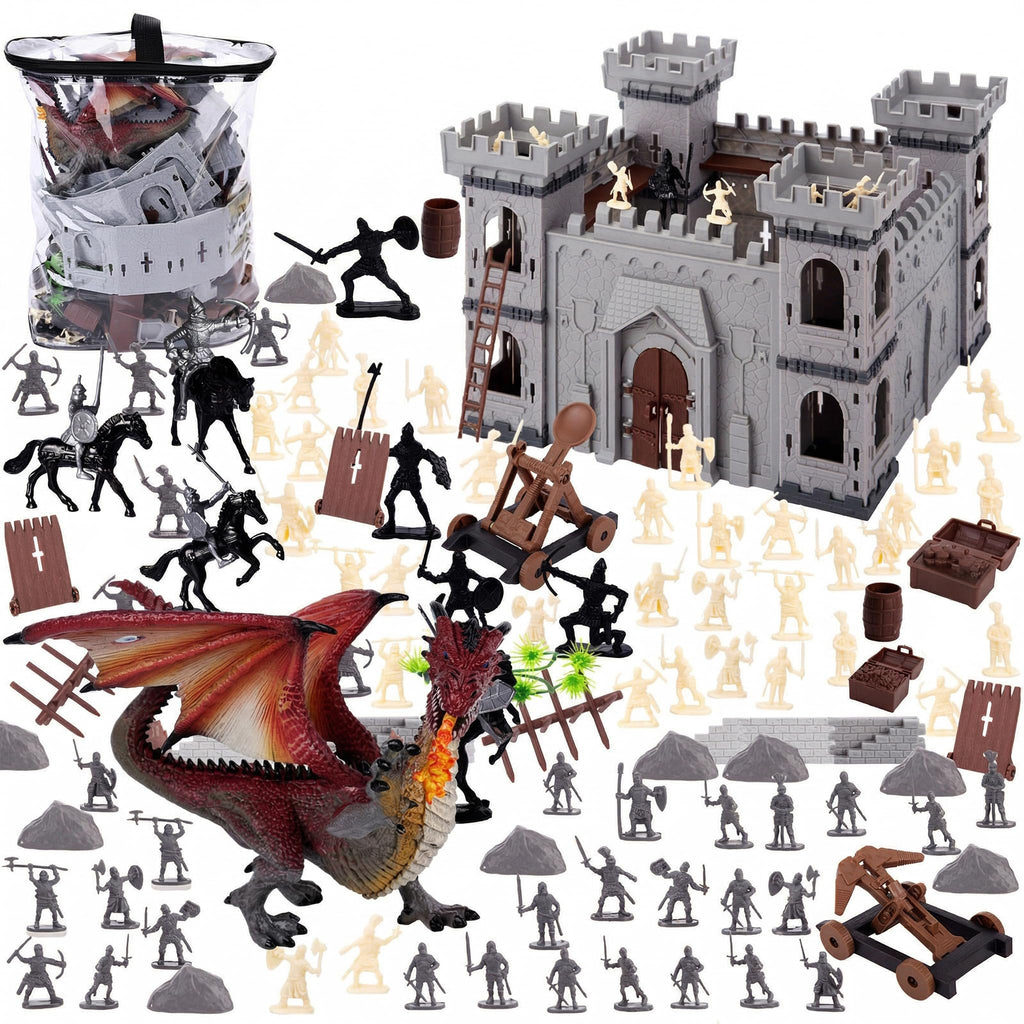 275PCS Medieval Dragon Castle Knights Figures Set W187