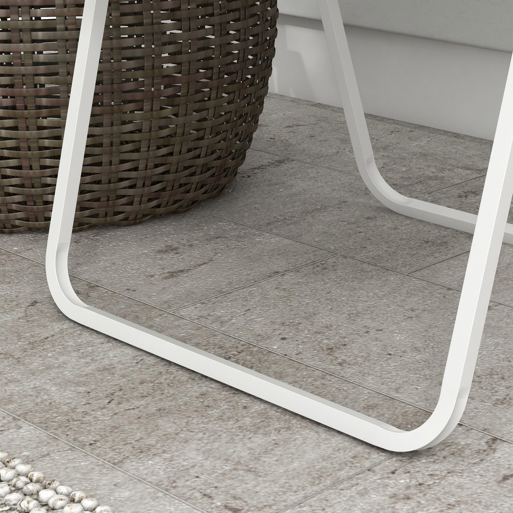 Set of 2 Oversized Folding Webbed Lawn Chairs with Armrests Y265