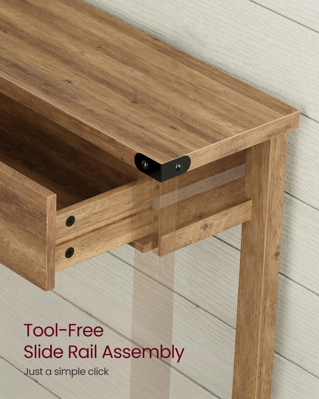 Narrow Console Table with 3 Drawers O293067