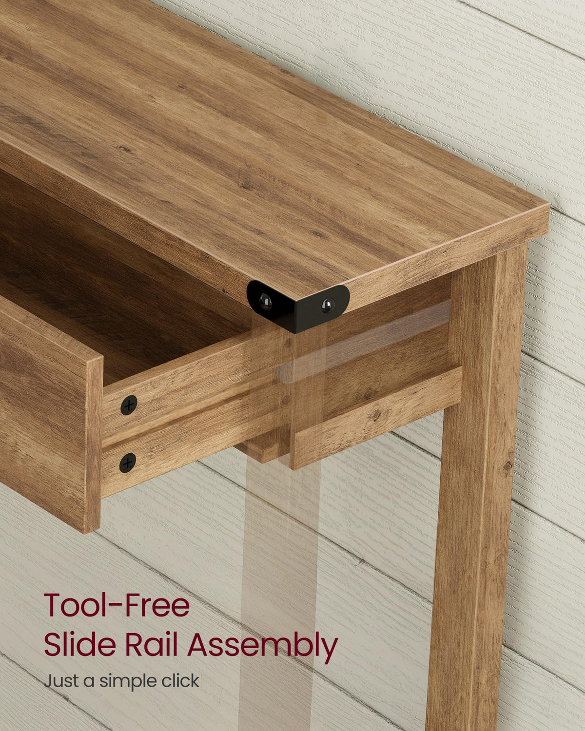 Narrow Console Table with 3 Drawers O293067