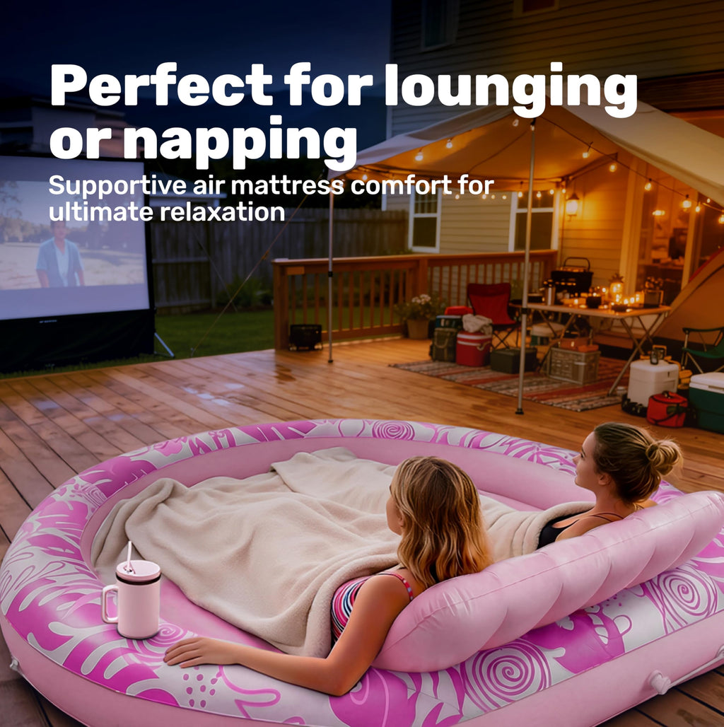 Inflatable Tanning Pool Lounger Float B8703