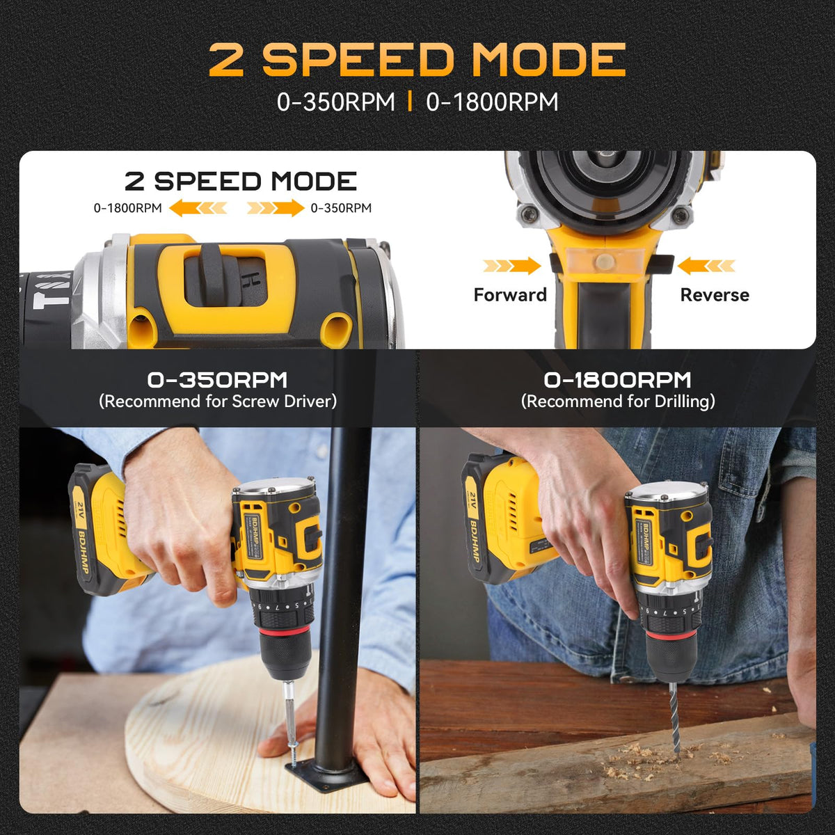 3/8" Brushless Compact Drill Tool Set with Drill Bit and Sockets P458