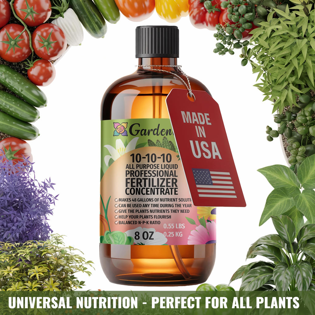 10-10-10 All Purpose Liquid Plant Food Fertilizer Concentrate 8 OZ P710