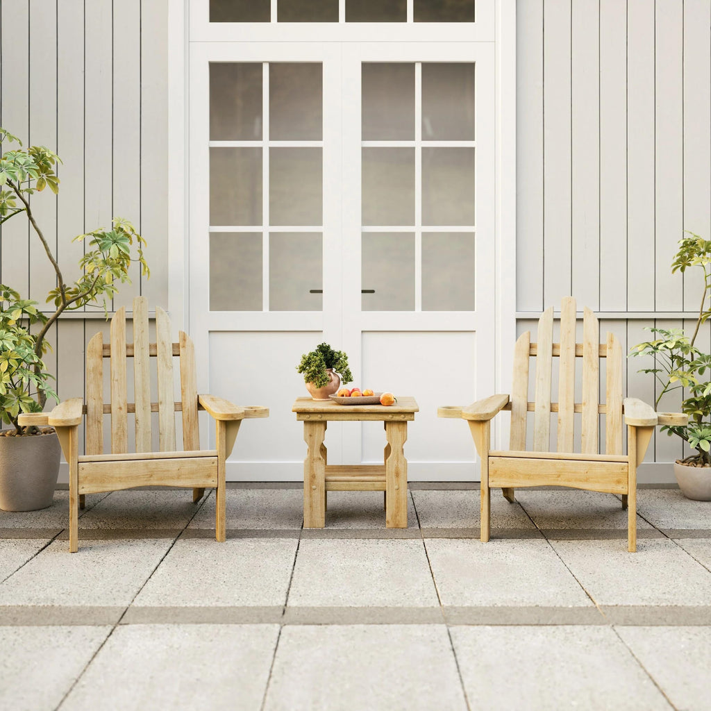 Heavy Duty Adirondack Chair with Cup Holders W91732