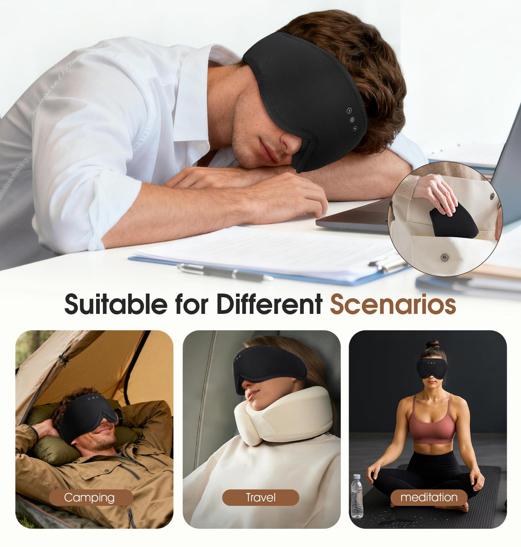 Bamboo Cotton Bluetooth Sleep Mask Y836101