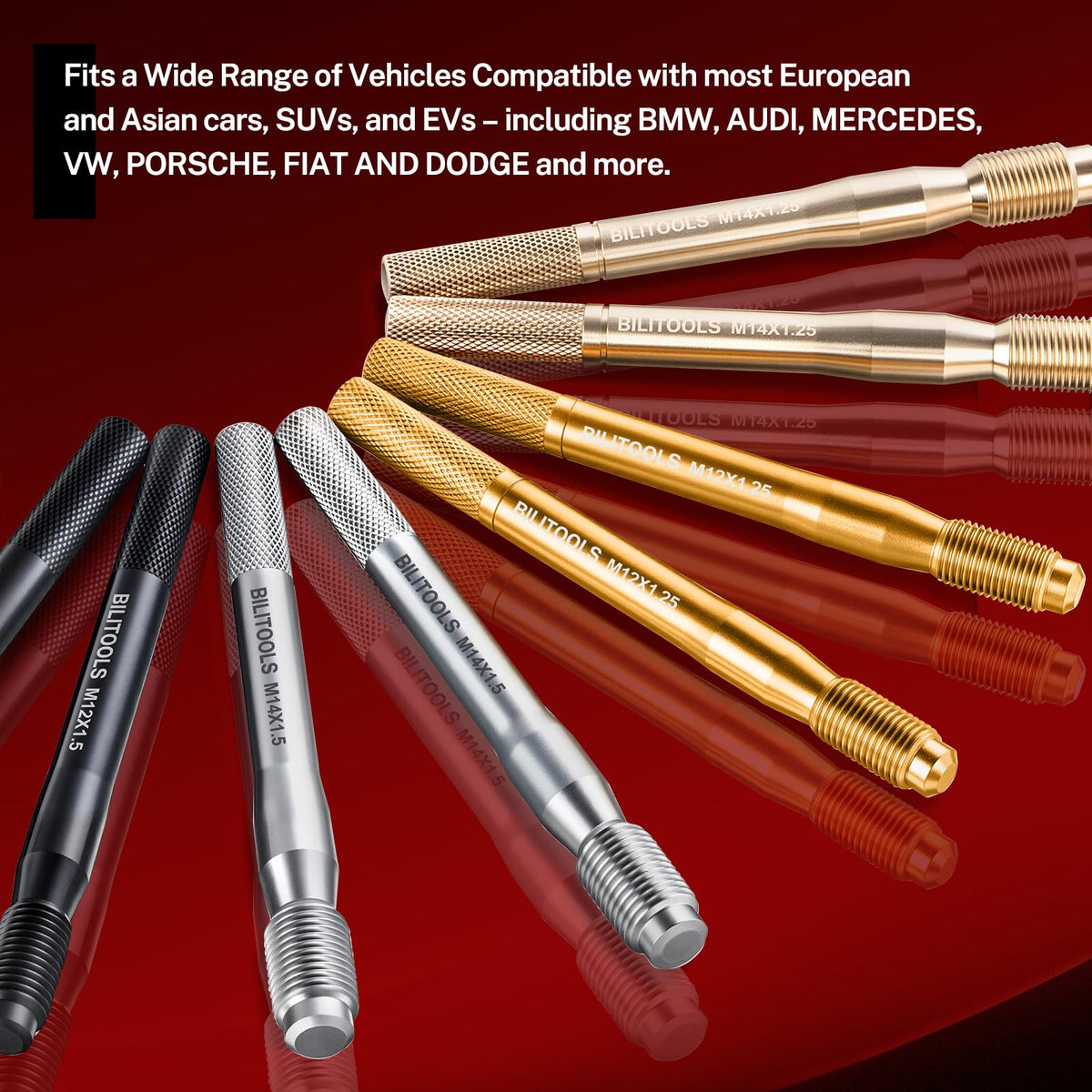 8 Piece Carbon Steel Wheel Hanger Alignment Pin Set P264938