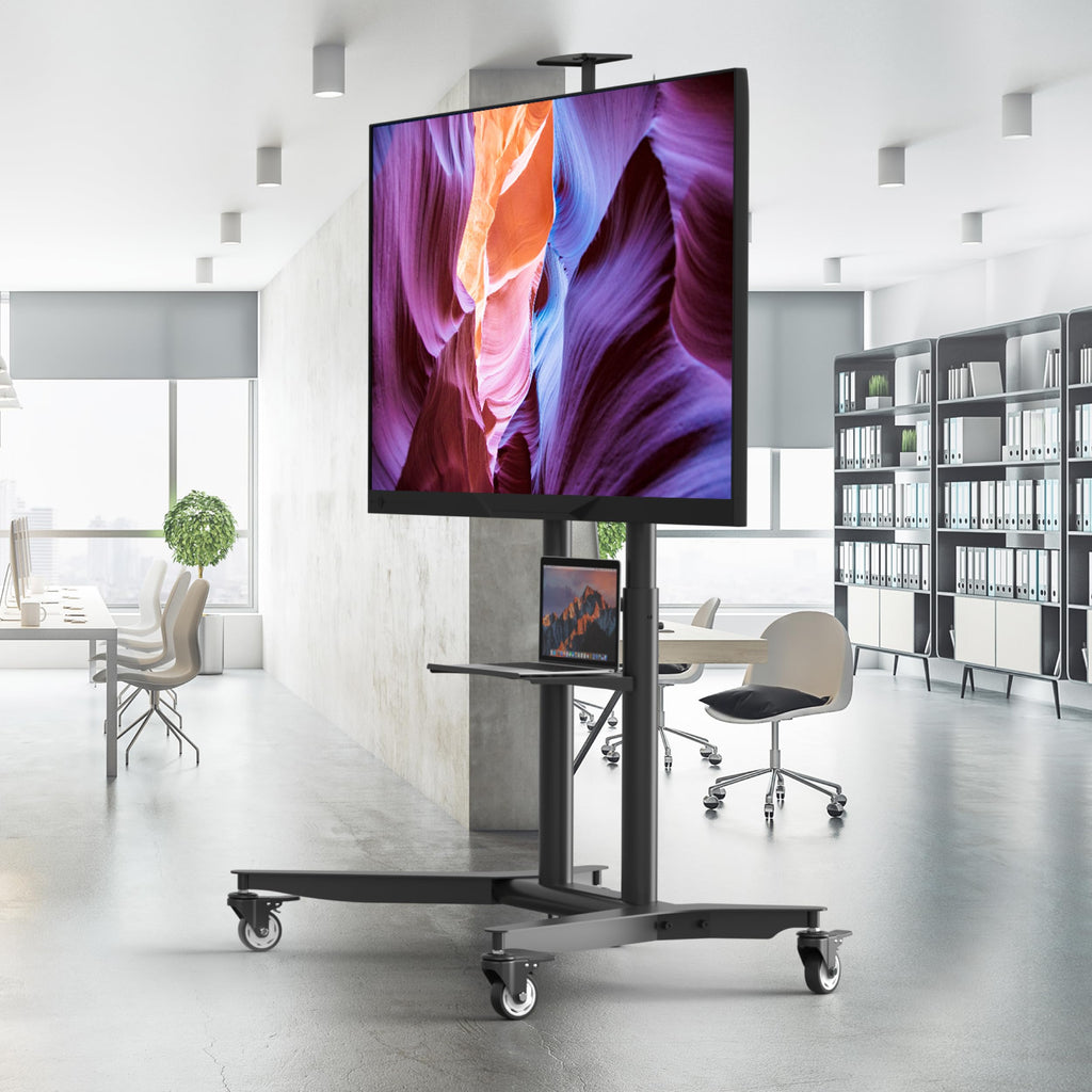Mobile TV Stand 55-90 Inch Black U9308