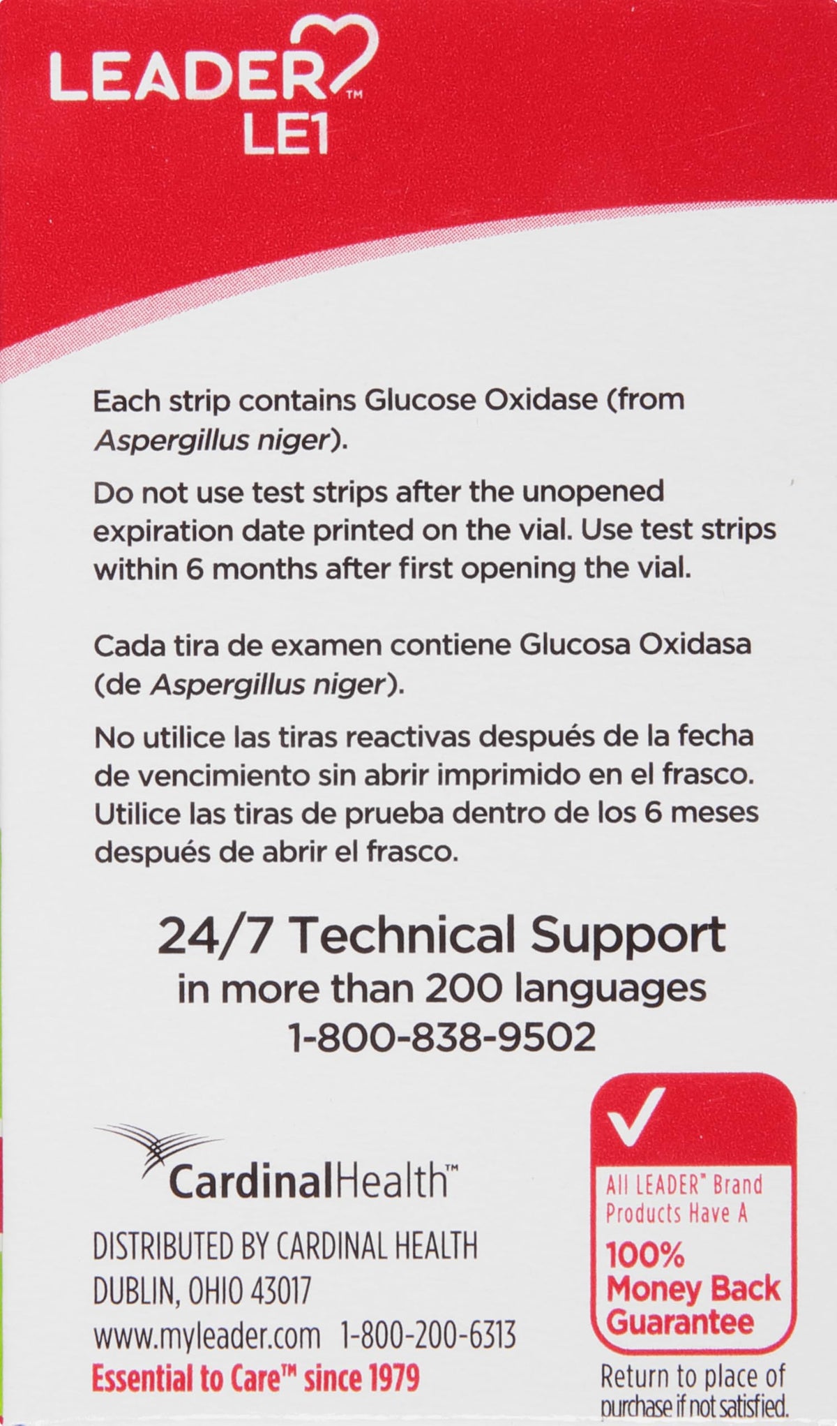 Blood Glucose Test Strips 50 Count Pack of 2 J759