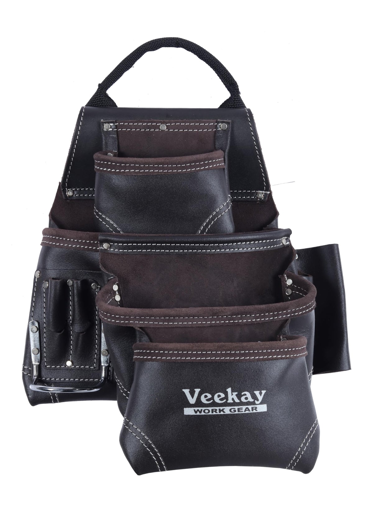 Brown Leather 22-Pocket Tool Belt T7735
