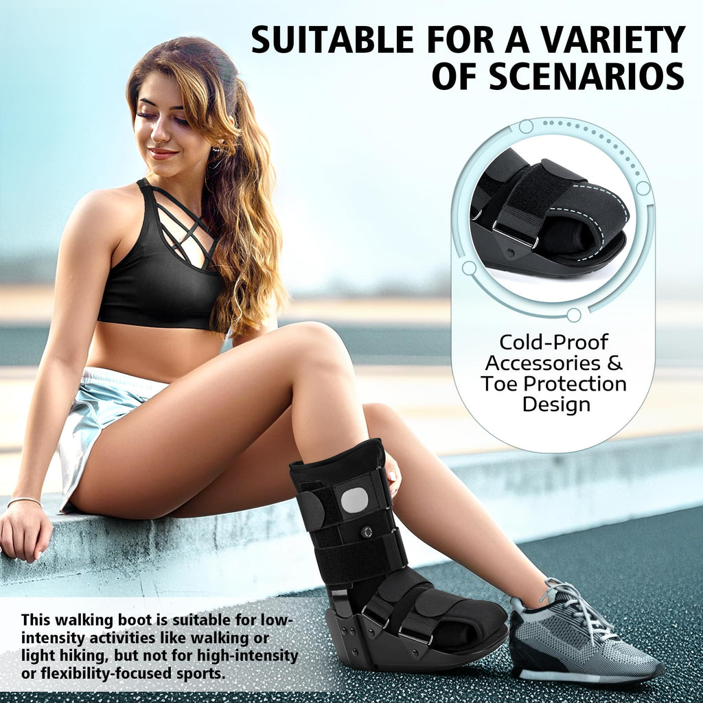 Adjustable Air Walking Boot Medium Black G471