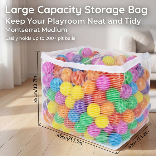 2 PCS Mesh Storage Bags with Zipper C140007