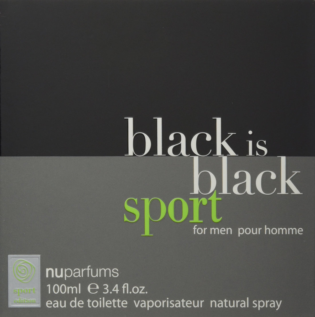 Black Eau de Toilette Spray for Men, 3.4 Ounce Q374220