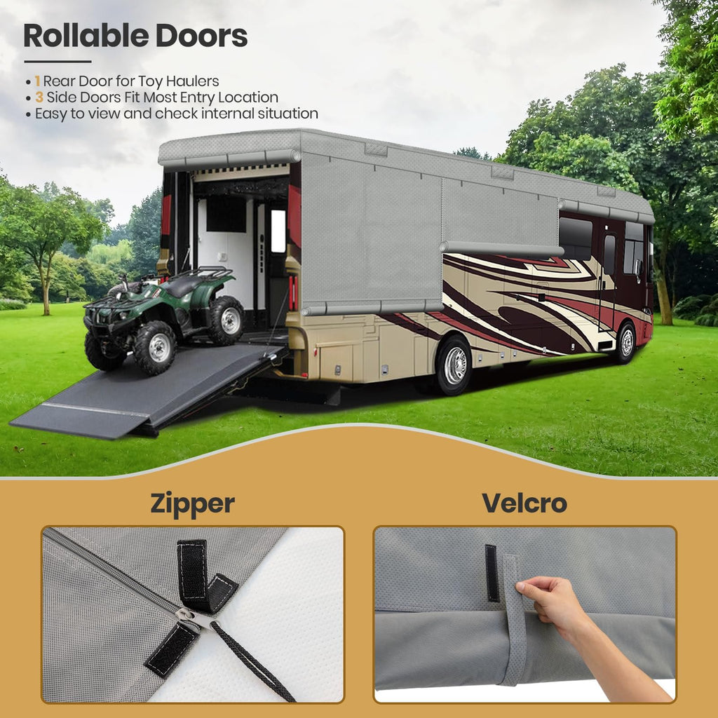 33-37ft 9 Layers Class A RV Cover D2191
