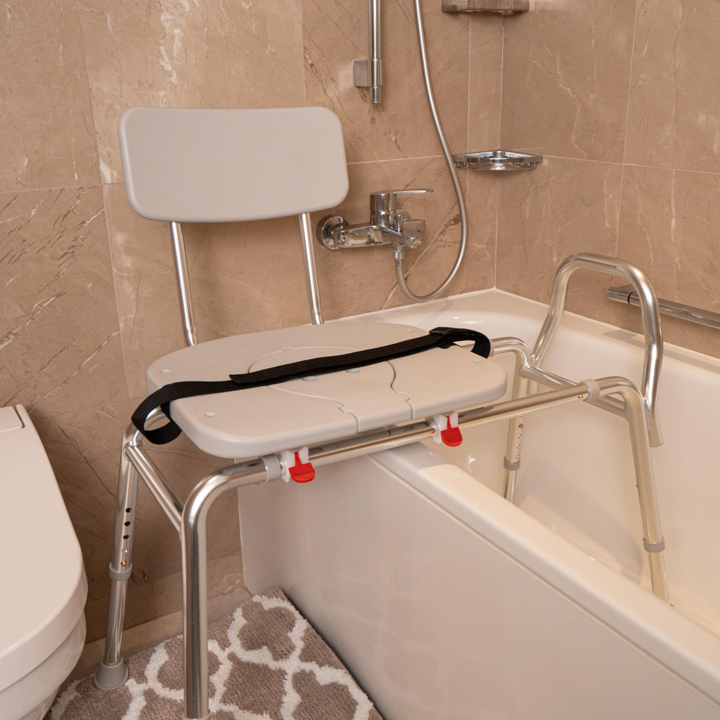 Height Adjustable Shower Chair & Tub Transfer Bench Z51949