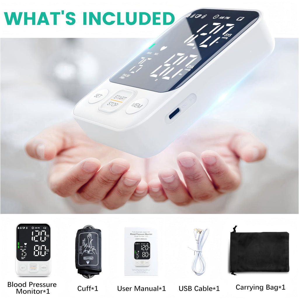FDA Cleared Upper Arm Blood Pressure Monitor B159120