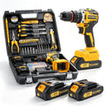 3/8" Brushless Compact Drill Tool Set with Drill Bit and Sockets P458