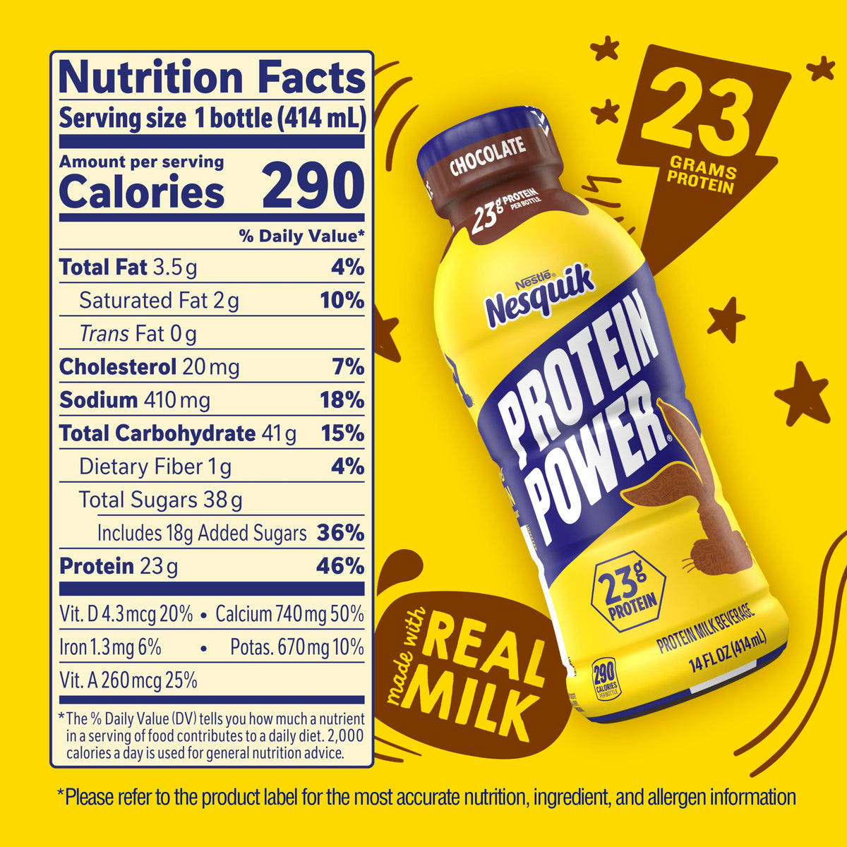 Chocolate Milk Drink 14 Fl Oz H9029