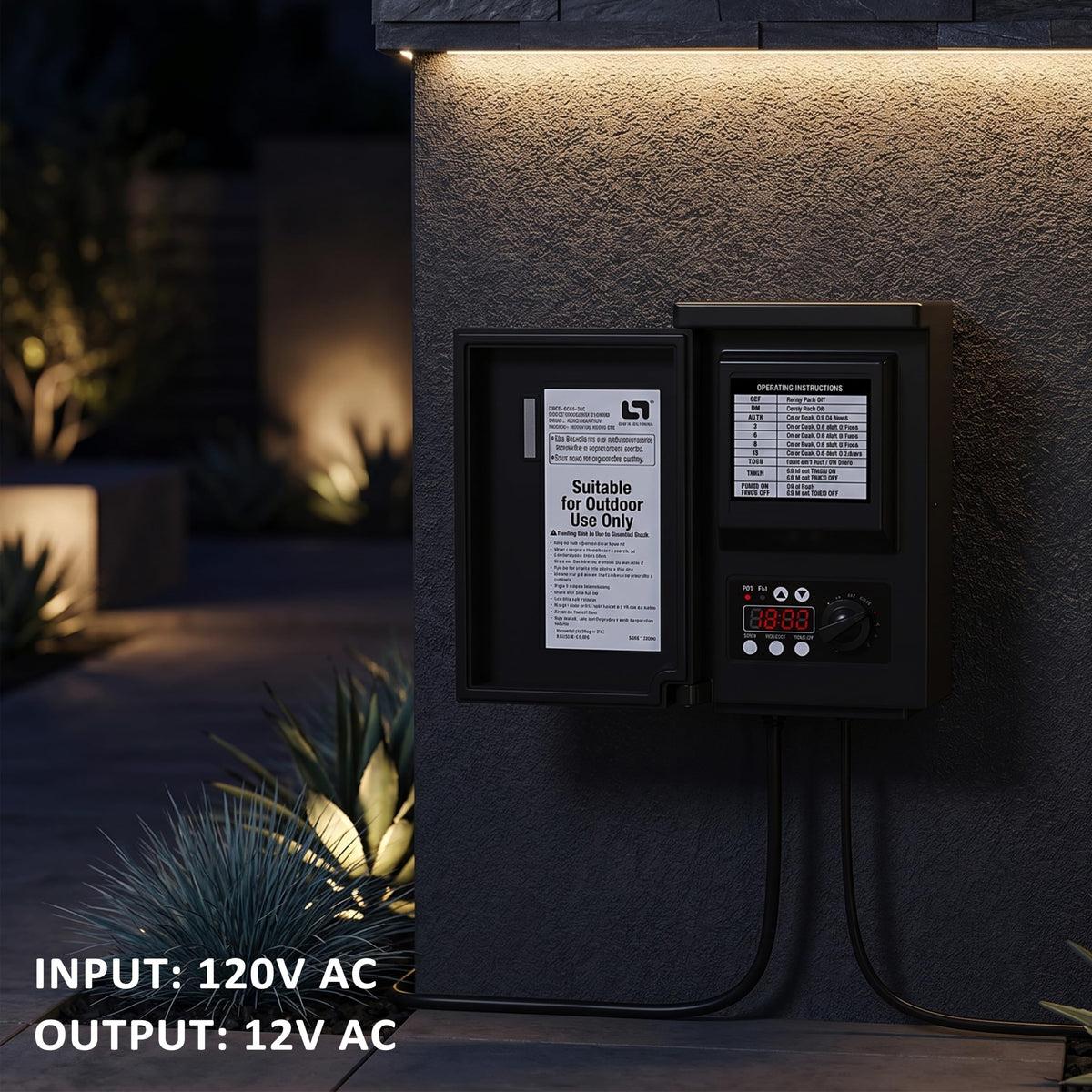 200W Low Voltage Landscape Transformer N861752