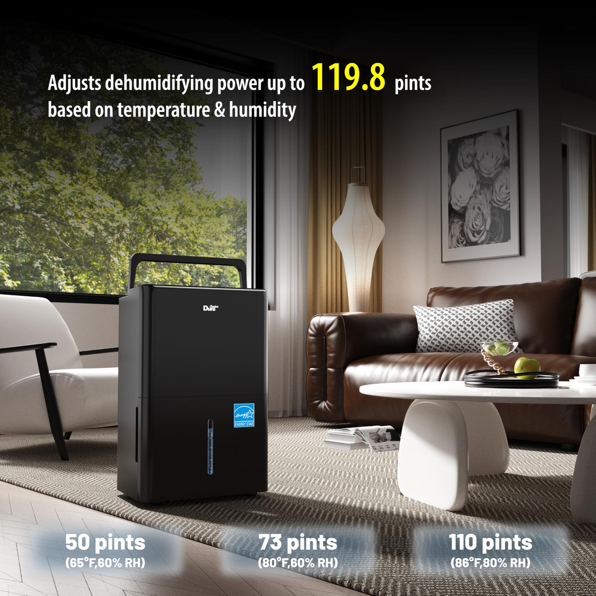 50 Pints Dehumidifier with Pump V132